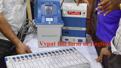 Vvpat full form in English